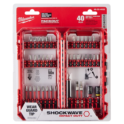 Juego de brocas para destornillador SHOCKWAVE™ Impact Duty™ de 40 piezas
